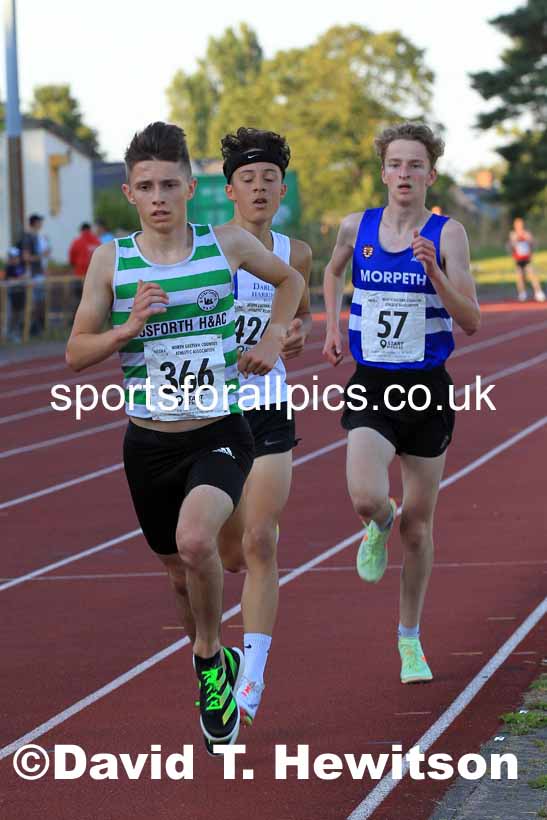 3000 metres, 2022 NEGP Monkton No. 6, Wednesday, Aug. 10th. Photo: David T. Hewitson/Sports for All Pics